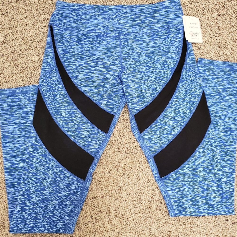 Blue leggings